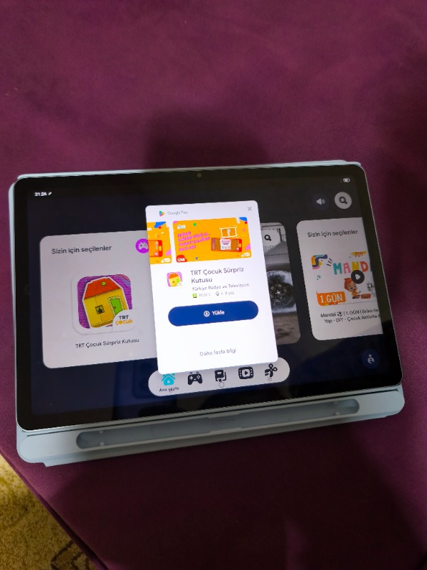 Lenovo Idea Tab 8GB 128GB 11" 2.5K Tablet+Kılıf+Kalem ZAFR0528TR