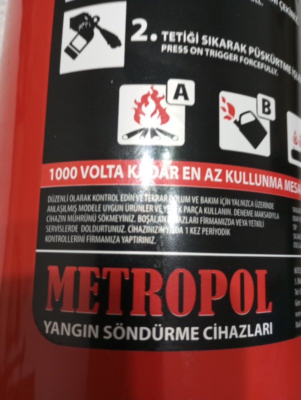 Mapeks 2 kg Yangın Tüpü