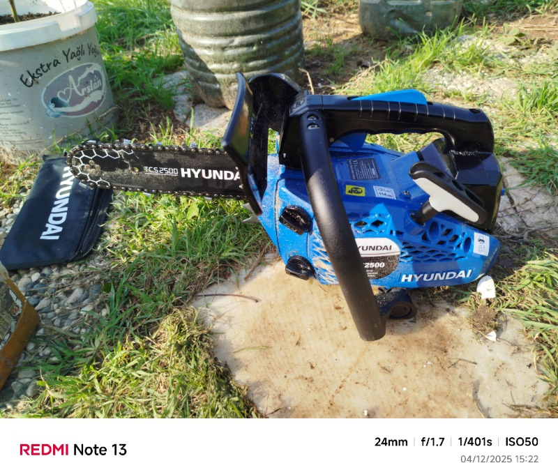 Hyundai TCS2500 Motorlu Testere 1,2 Hp