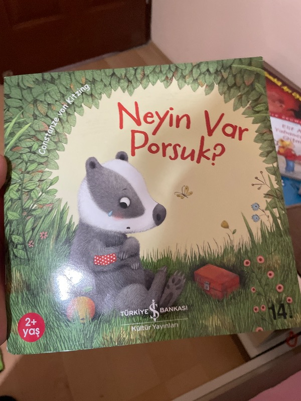 İş Bankası Kültür Yayınları Neyin Var Porsuk? - Constanze Von Kitzing 3 - 5 Yaş Çocuk Öykü Kitabı