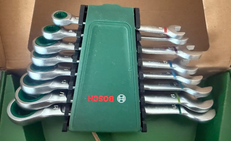 BOSCH CIRCIRLI KOMBİNE ANAHTAR SETİ 8 PARÇA 1.600.A02.7PS