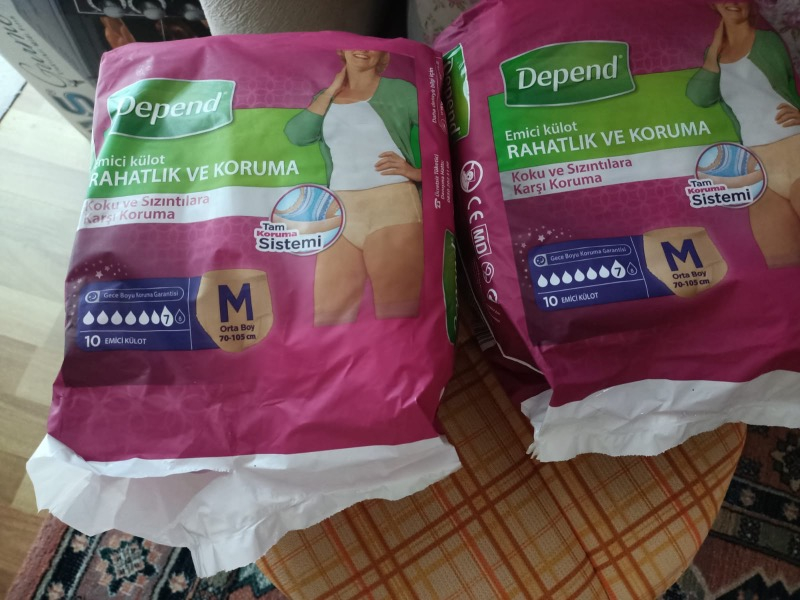 Depend Emici Külot Kadın Orta 10+10 Avantaj Paket