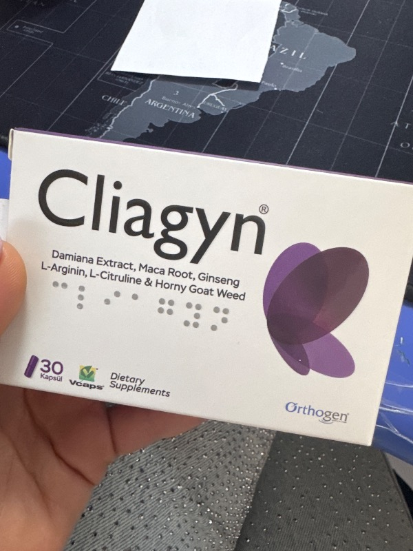 Orthogen İlaç Cliagyn Kadın Cinsel istek arttırıcı cinsel Haz Orgazm Arttırıcı Multivitamin Takviye 30 kapsül performans İle Yüksek Enerji