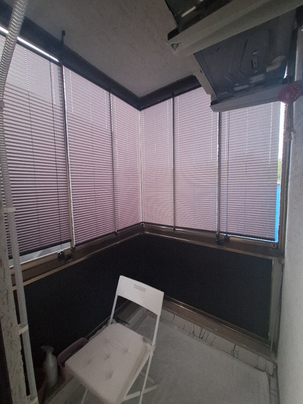 Plised Home Katlanabilir Cam Balkon Plise Perde Antrasit