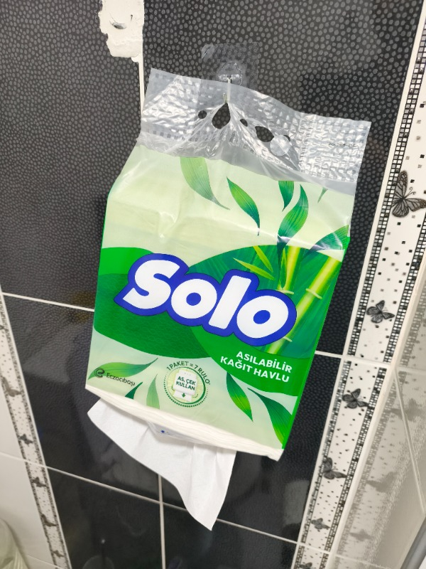 Solo Asılabilir Kağıt Havlu 1=7 (Askı aparatı ürüne dahil değildir.)