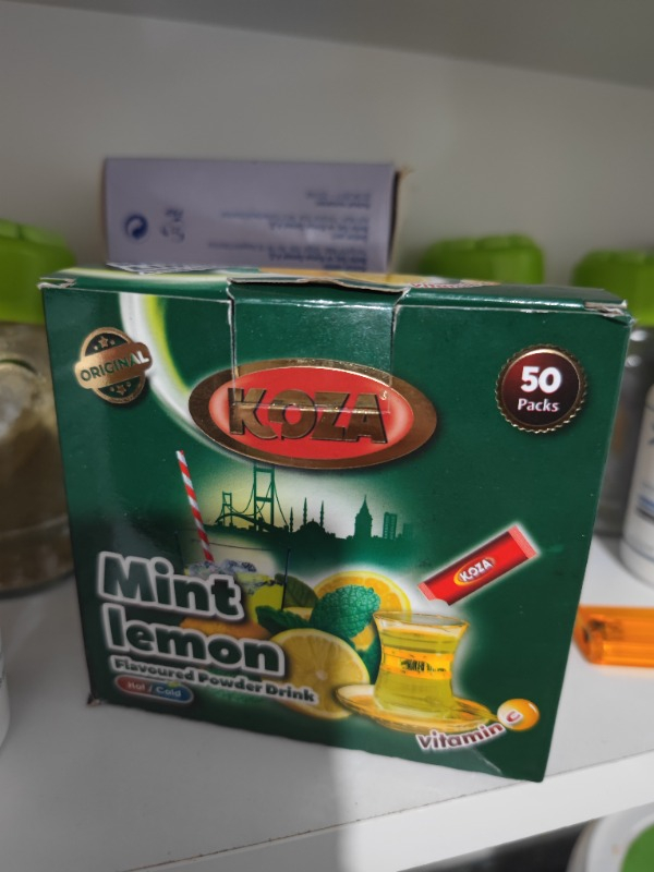 Koza Tek İçimlik Nane Limon Aro. İçecek Tozu (50 Stick)