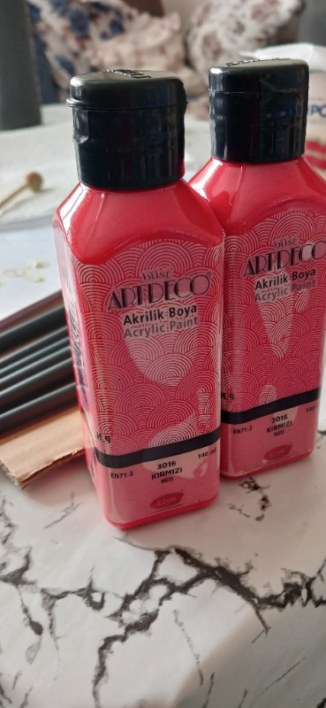 Artdeco Akrilik Boya 140 Ml Kırmızı Y-070R-3016