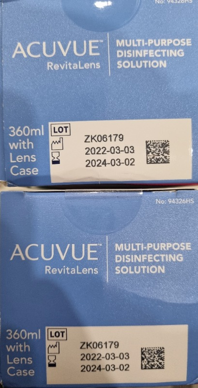 Acuvue Lens Solusyon 360 ml