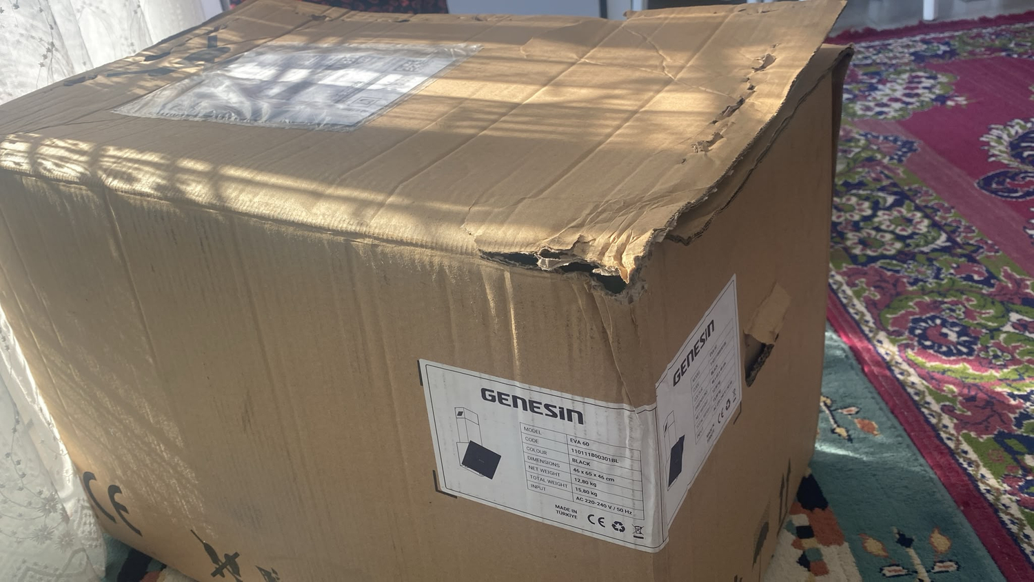 Genesin Eva 60 cm 800 M³/s Siyah