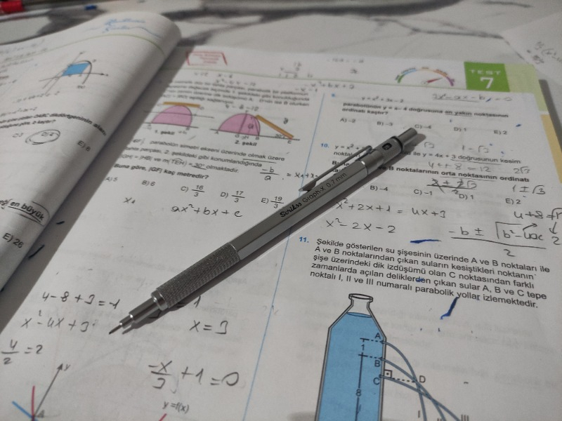 Scrikss Saten Gri Graph-x 0.7 mm Kalem Silgi Uç Seti