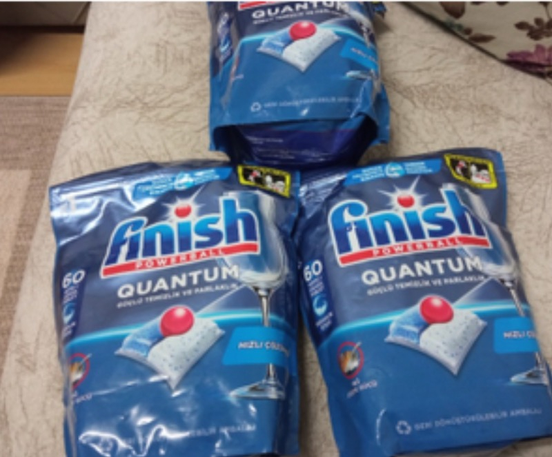 Finish Quantum 60 Kapsül Bulaşık Makinesi Deterjanı Tableti