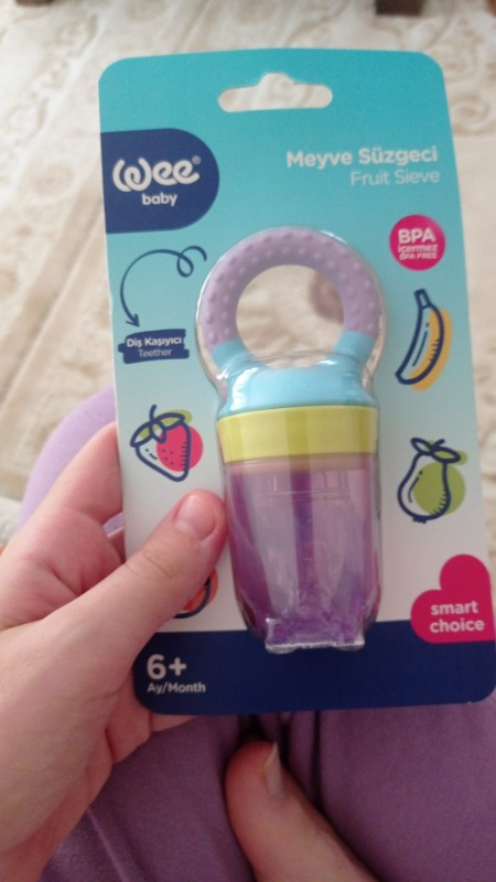 Wee Baby Meyve Süzgeci - MAVİ