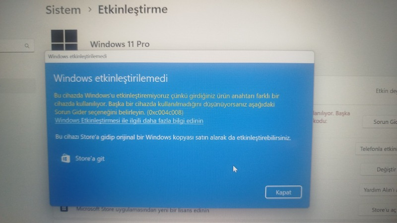 Microsoft Windows 11 Pro Retail Ömür Boyu Elektronik Lisans - 2025 Key ve Ürün Anahtarı