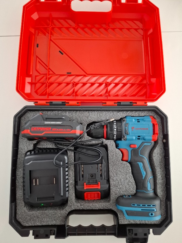 Catpower 1025 Kömürsüz Darbeli Akülü Matkap 20V 2 Ah Lion