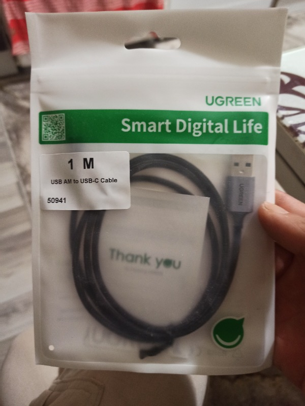 Ugreen Type-C Mvp Oyuncu Şarj ve Data Kablosu