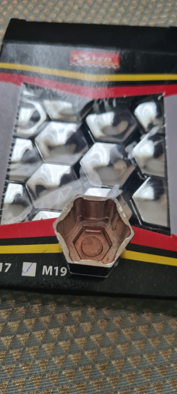 Oto Craft Bijon Kapağı 19 mm Krom 20 Adet