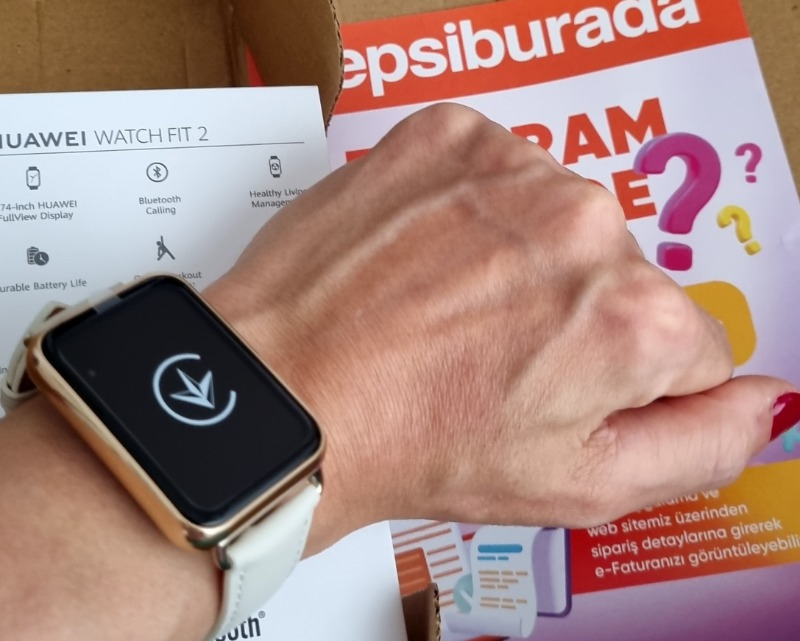 Huawei Watch Fit 2 - Ay Beyazı