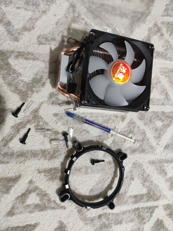 Snowman M200 2 Bakır Borulu Cpu Soğutucu Fan Rainbow