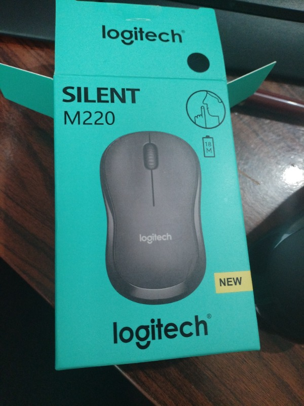 Logitech M220 Sessiz Kompakt Kablosuz Mouse - Siyah