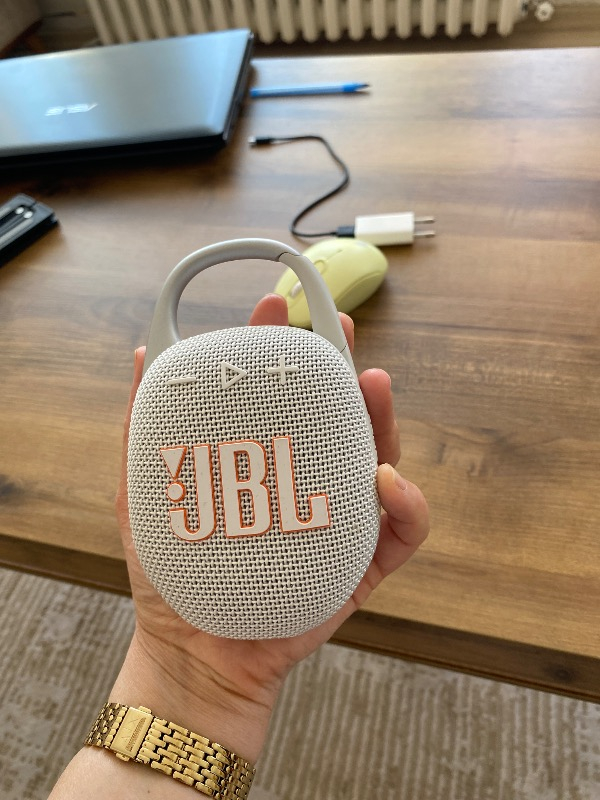 Jbl Clip5, Bluetooth Hoparlör, IP67, Beyaz