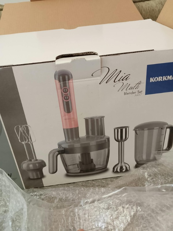 Korkmaz Mia Multi Pembe Blender Set