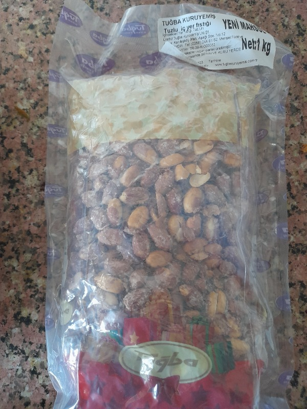 Tuğba Kuruyemiş Tuzlu Fıstık 1 kg