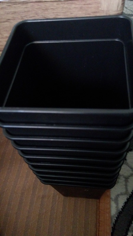 Probitki 10 Adet Kare Üretim Saksısı 1 Litre