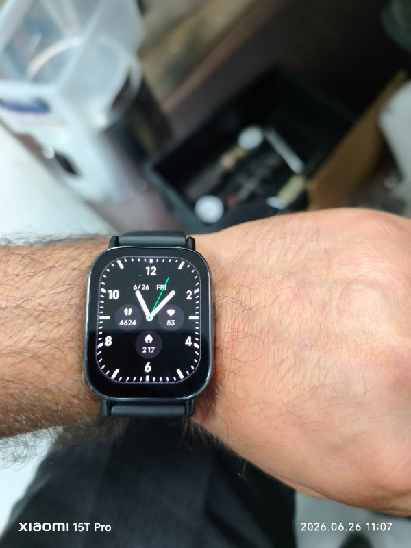 Xiaomi Redmi Watch 5 Lite Black Akıllı Saat Sesli Görüşme Özellikli