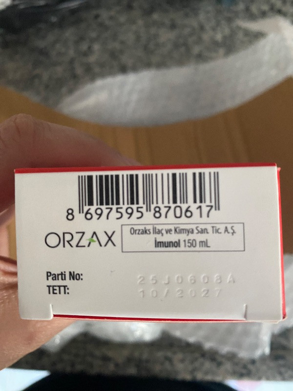 Orzax İmunol Sambucus Şurup 150 ml