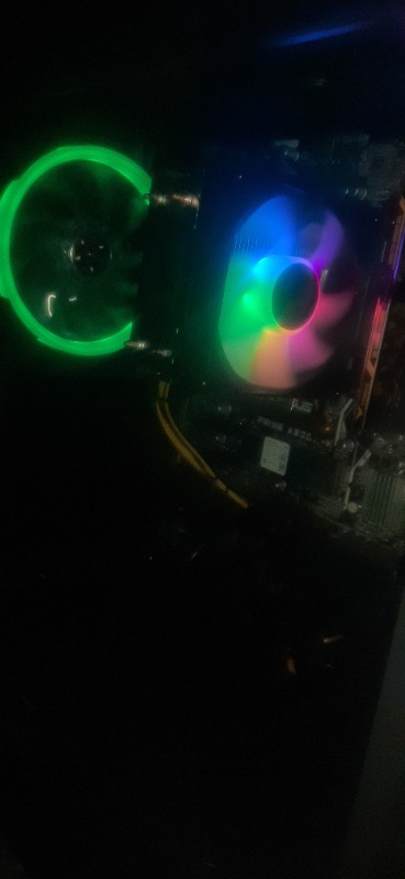Snowman M200 2 Bakır Borulu Cpu Soğutucu Fan Rainbow