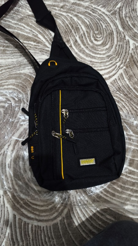 Seventeen 3473 Tek Omuz Askılı Kanvas Sırt - Göğüs Çantası - Body Bag