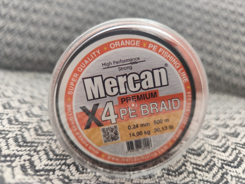 Mercan Pe Örgü Premium 4x Ip   500 M Turuncu  Misina