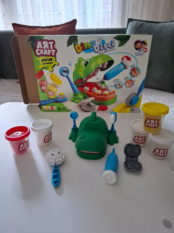 Art Craft Dino Dişçi Hamur Set