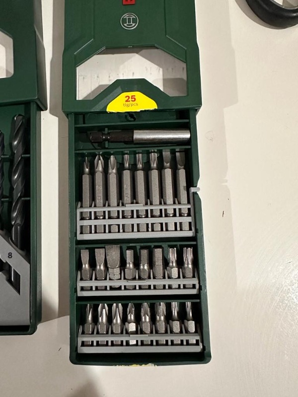 Bosch X-Line 15 Parça Delme 25 Parça Vidalama Ucu Seti + Tornavida