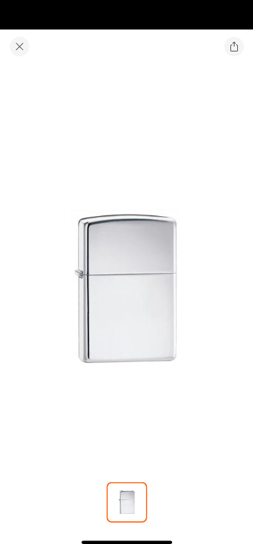 Zippo Reg High Polish Chrome Çakmak