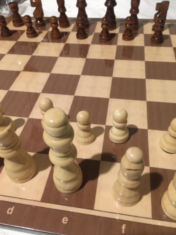 Lüks Satranç Takımı Ahşap Figür (3 Numara)