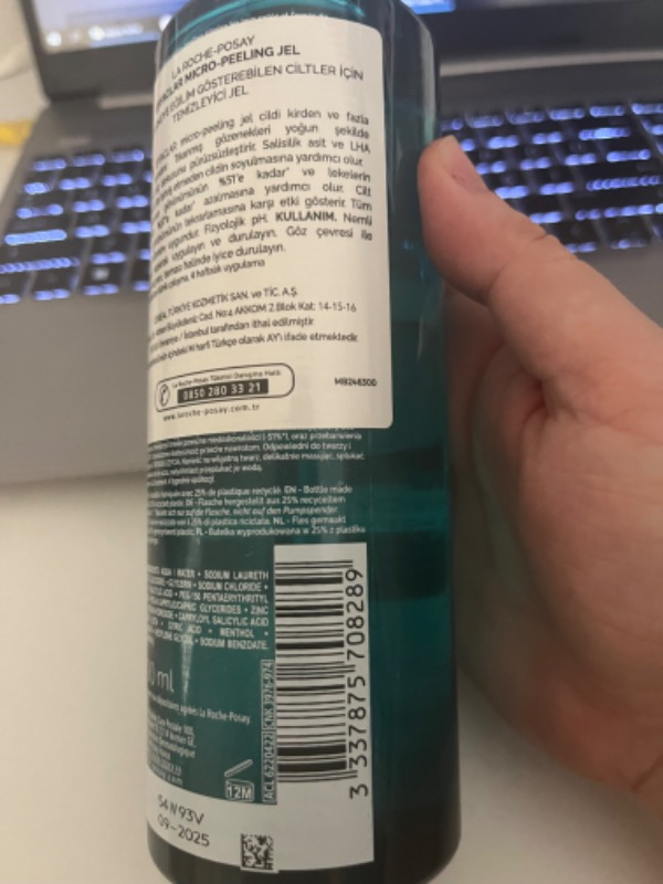 La Roche Posay Effaclar Micro-Peeling Jel 400 ml K6300