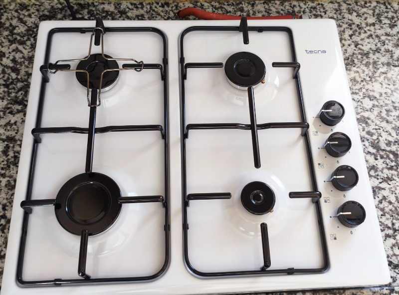 Tecna Süo 604BE 4 Gözü Gazlı Beyaz Set Üstü Ocak
