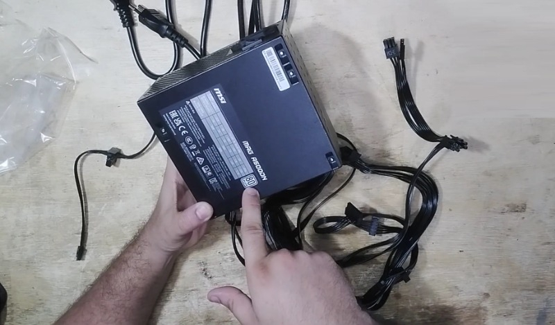 MSI PSU MAG A500DN 500W 80PLUS NON MODULAR POWER SUPPLY