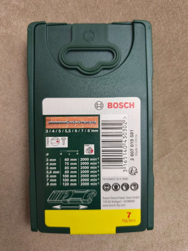 Bosch 7  Parçalı Beton Matkap Ucu Seti