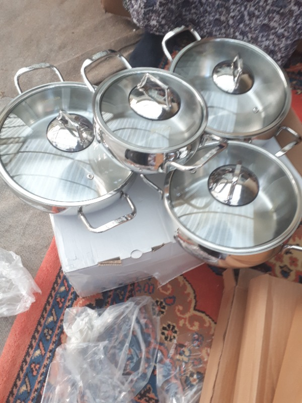Emsan Cemre İndüksiyon Tabanlı 8 Parça Çelik Tencere Seti