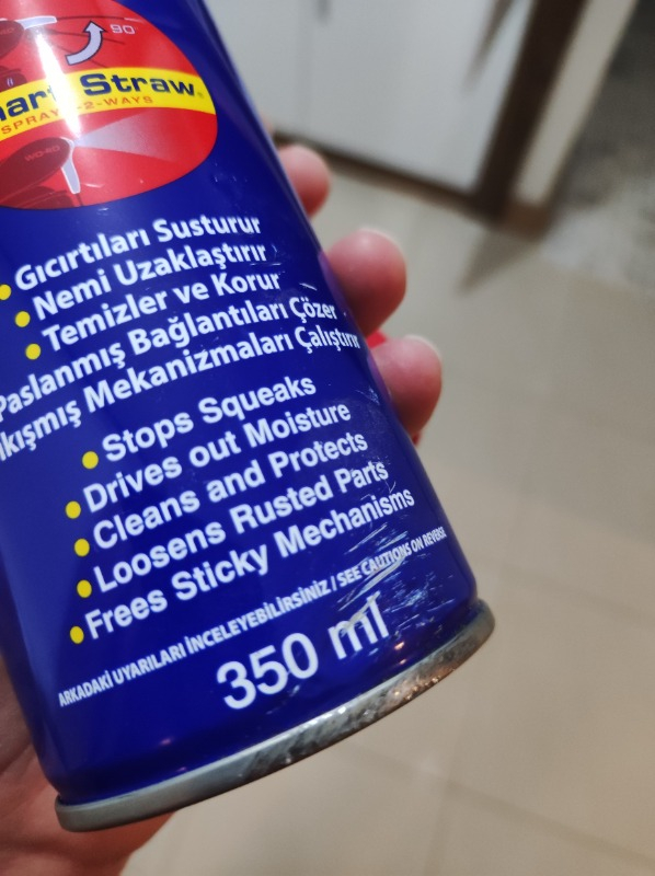 Wd 40 Smart Straw Akıllı Pipetli Pas Sökücü & Yağlayıcı 350 ml