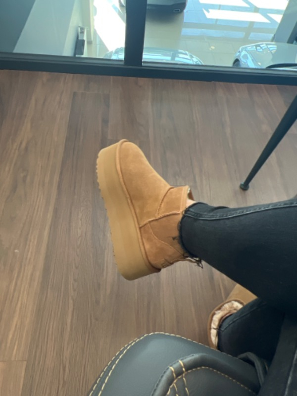 Ugg W Classic  Deri Mini Bot Kadın Bot 1135092