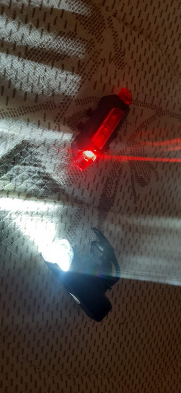 Greathings USB Şarjlı Bisiklet Ön-Arka Far Stop Lambası Seti