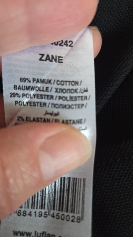 Lufian Fun Smart Erkek Polo Tişört Siyah