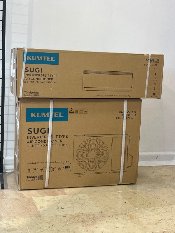 Kumtel Sugi Kmsac-18 18.000 Btu Inverter Duvar Tipi Split Klima