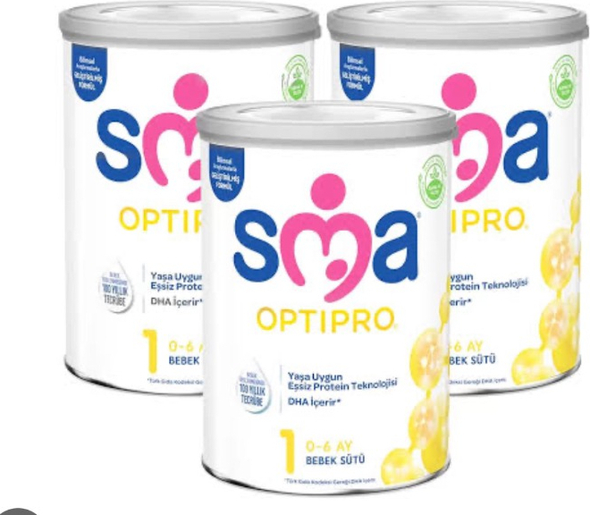 SMA Optipro Probiyotikli 1 0-6 Ay Bebek Sütü 800 gr x 3 Adet