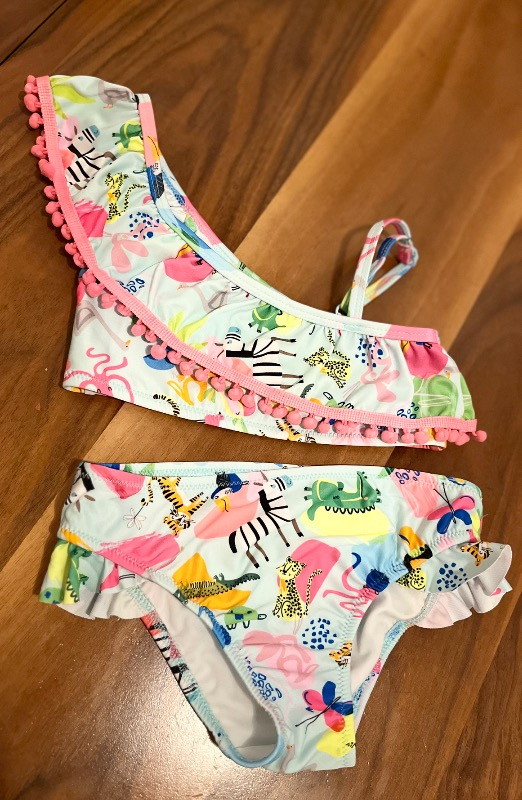 Penti Kız Çocuk Discovery One Shoulder Bikini Takımı