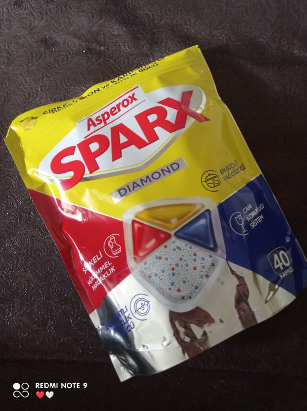 Asperox Sparx  Bulaşık Makinesi Kapsülü 40'lı