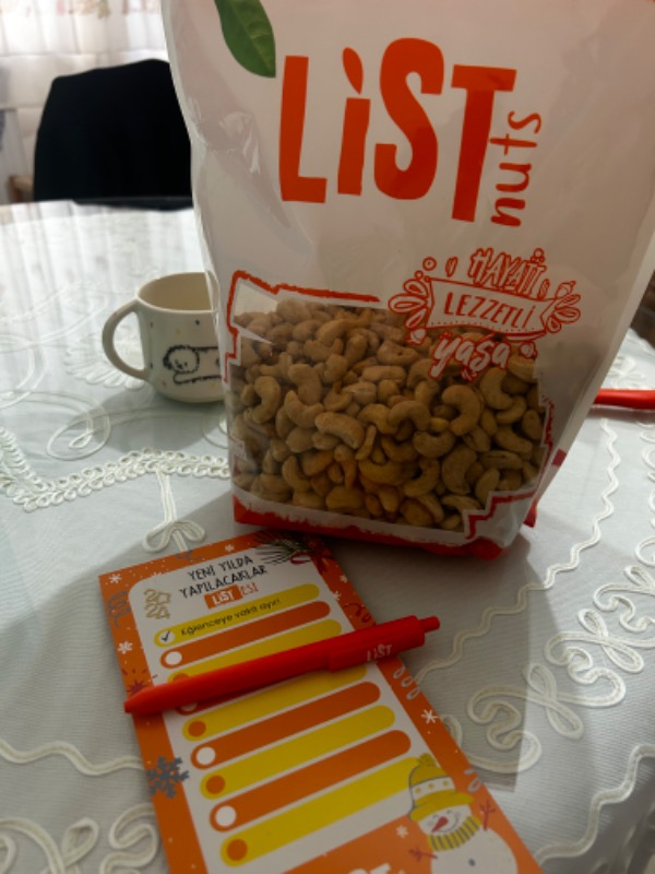 List Nuts Çiğ Kaju 1 kg